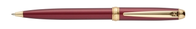 Ручка шариковая Pierre Cardin ECO, цвет - бордовый. Упаковка Е-2, бордовый, латунь, нержавеющая сталь