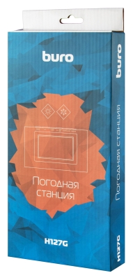 Погодная станция Buro H127G серебристый/черный
