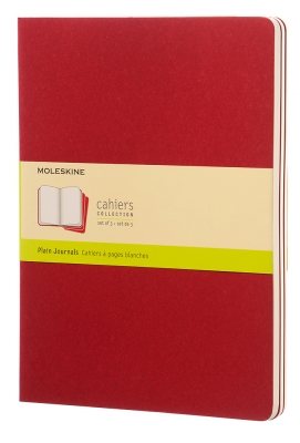 Блокнот Moleskine CAHIER JOURNAL CH123 XLarge 190х250мм обложка картон 120стр. нелинованный клюквенный (3шт) Блокнот Moleskine CAHIER JOURNAL CH123 XLarge 190х250мм обложка картон 120стр. нелинованный клюквенный (3шт)