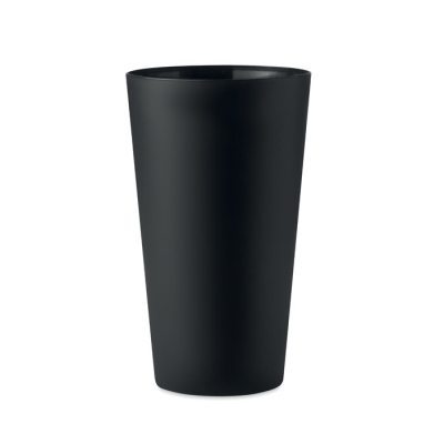Reusable event cup 500ml, черный, пластик
