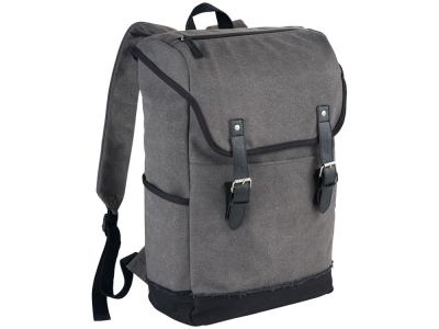 Рюкзак «Hudson» для ноутбука 15,6", серый, кожзам, хлопок