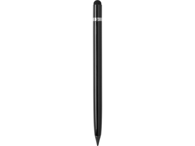 Вечный карандаш «Eternal» со стилусом и ластиком, черный, металл