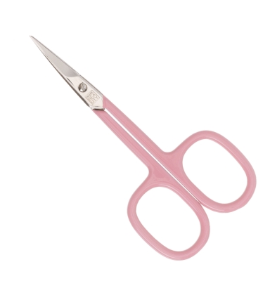 Ножницы Dewal Beauty маникюрные для кутикулы 9 см, розовый, розовый