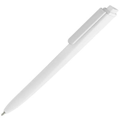Ручка шариковая Pigra P02 Mat, белая, белый, пластик