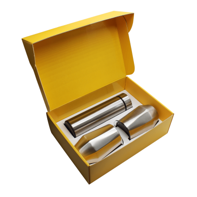 Набор Hot Box E2 (металлик) W (сталь), серый, металл, микрогофрокартон