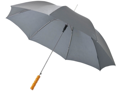 Зонт-трость «Lisa», серый, полиэстер