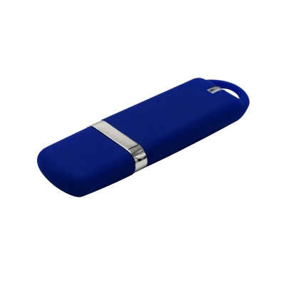Флешка Shape с покрытием Софт Тач, 16 Гб, синяя, синий