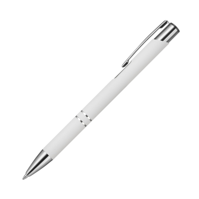 Шариковая ручка Alpha, белая, белый