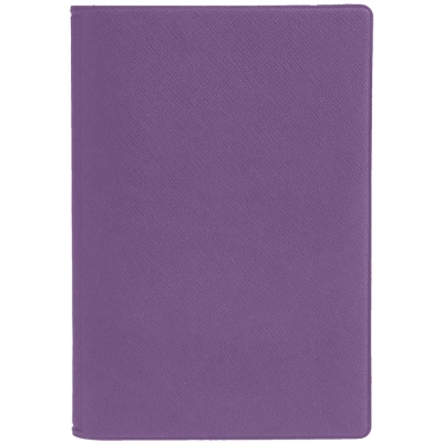 Обложка для паспорта Devon, фиолетовая, фиолетовый, кожзам
