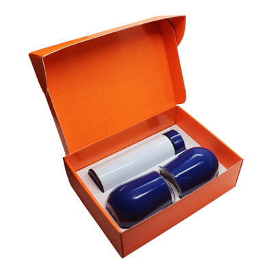 Набор Hot Box Duo C2W W (белый с синим), синий, металл, микрогофрокартон