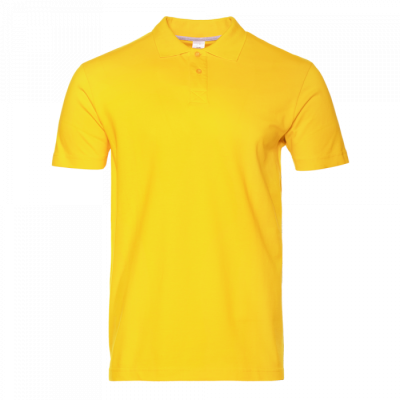 Рубашка поло унисекс STAN хлопок 185, 04U, Жёлтый, 185 гр/м2, хлопок