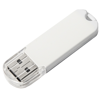 USB flash-карта UNIVERSAL (8Гб), белая, 5,8х1,7х0,6 см, пластик, белый, пластик