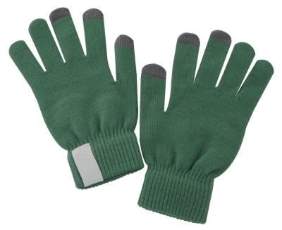 Сенсорные перчатки Scroll, зеленые, зеленый, акрил
