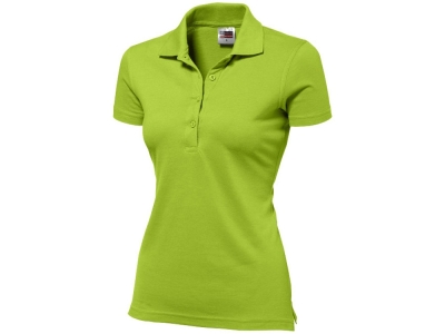 Рубашка поло "First" женская, зеленый, хлопок