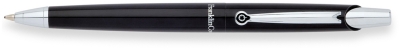 Шариковая ручка FranklinCovey Nantucket. Цвет - черный., черный, латунь, нержавеющая сталь