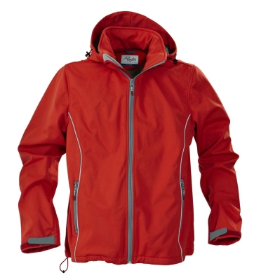 Куртка софтшелл мужская Skyrunning, красная, красный, полиэстер 100%, плотность 50d; софтшелл