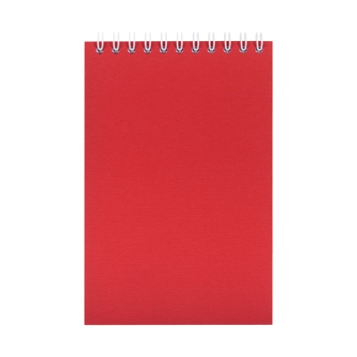 Блокнот Nettuno Mini в клетку, красный, красный, картон, бумага