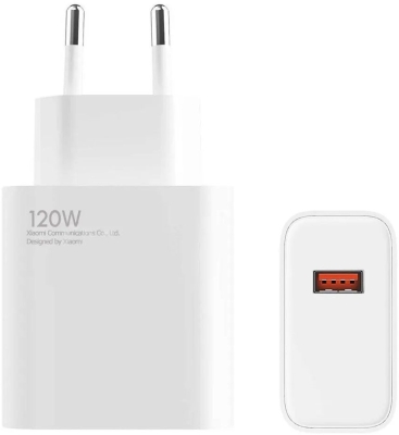 Сетевое зар./устр. Xiaomi 120W Charging Combo (Type-A) EU 6A (PD) USB универсальное белый (BHR6034EU), пластик