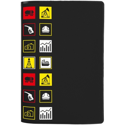Обложка для паспорта Industry, нефть и газ, искусственная кожа; покрытие софт-тач