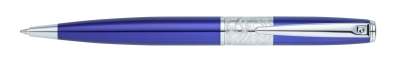 Ручка шариковая Pierre Cardin BARON, цвет - синий металлик. Упаковка В., синий, латунь, нержавеющая сталь
