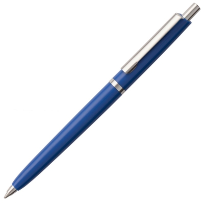 Ручка шариковая Classic, ярко-синяя, синий, пластик; металл