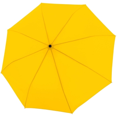 Зонт складной Trend Mini Automatic, желтый, желтый, ручка - пластик; каркас - сталь, стеклопластик; купол - эпонж