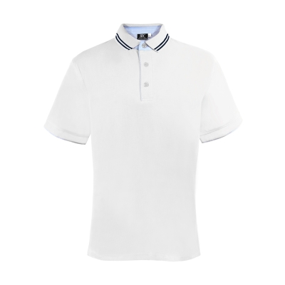 Рубашка поло мужская RODI MAN, белый, 3XL, 100% хлопок 180 г/м2, белый, джерси, хлопок 100%, плотность 180 г/м2