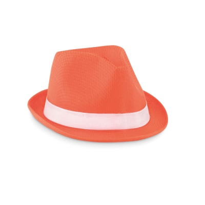 Шляпа, оранжевый, полиэстер