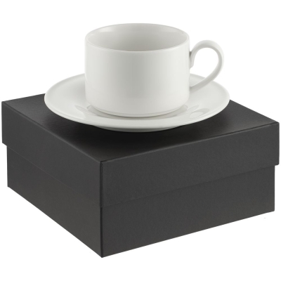 Чайная пара Maxim Diamond в подарочной упаковке, фарфор; коробка - переплетный картон