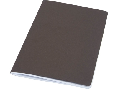 Блокнот A5 «Fabia» с переплетом из рубленой бумаги, коричневый, бумага
