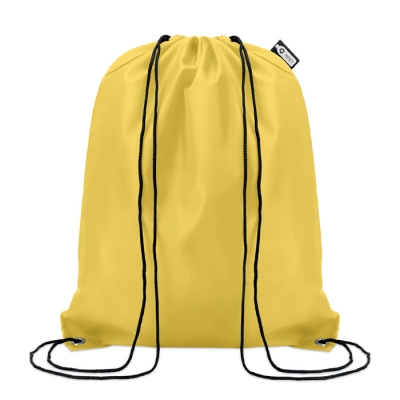 Рюкзак на шнурках, желтый