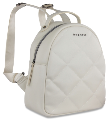 Рюкзак женский BUGATTI Cara, белый, полиуретан, 25,5х11х27,5 см, 7 л, белый