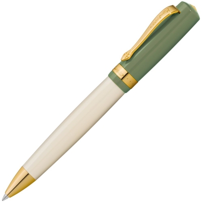 Ручка шариковая Student 60's Swing, зеленая, зеленый, акрил; металл