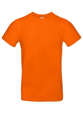 Футболка мужская E190, оранжевая, оранжевый, хлопок