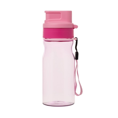 Бутылка для воды Jungle, розовая, розовый, пластик