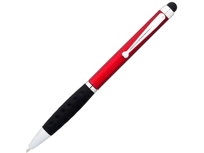 Ручка-стилус шариковая «Ziggy», черный, красный, пластик