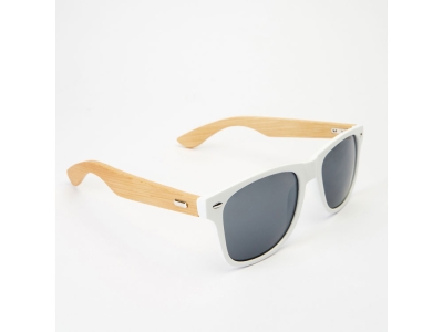 Солнцезащитные очки EDEN с дужками из натурального бамбука, белый