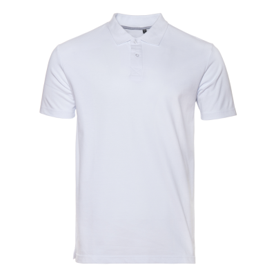 Рубашка поло унисекс  хлопок 185, 04B, Белый, белый, 185 гр/м2, хлопок