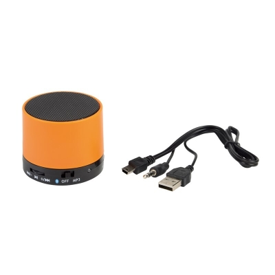 Bluetooth колонка NEW LIBERTY, оранжевый, пластик