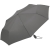 Зонт складной AOC, серый, серый, 190t; ручка - пластик, купол - эпонж, хромированная сталь, покрытие софт-тач; каркас - металл, стекловолокно