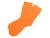 Носки однотонные «Socks» женские, оранжевый, пластик, эластан, хлопок