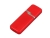 USB 3.0- флешка на 128 Гб с оригинальным колпачком, красный, пластик