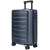 Чемодан Rhine Luggage, темно-серый, серый, корпус - поликарбонат; подкладка - полиэстер