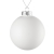 Елочный шар Finery Matt, 10 см, матовый белый, белый