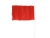 Флаг CELEB с небольшим флагштоком, красный, полиэстер