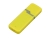USB 2.0- флешка на 4 Гб с оригинальным колпачком, желтый, пластик