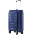Чемодан Lightweight Luggage S, синий, синий, корпус - поликарбонат, трехслойный; детали отделки - полипропилен