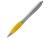 Ручка пластиковая шариковая «Nash», желтый, серебристый, пластик