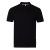 Рубашка поло унисекс STAN хлопок 185, 04U, Чёрный