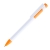 Ручка шариковая MAVA,  белый/оранжевый,  пластик, белый, оранжевый, пластик